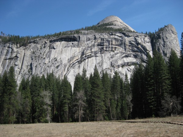 View of Royal Arches &#40;left&#41;, North Dome &#40;center&#41;, and ...