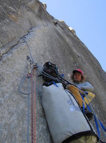 German climbers on P5