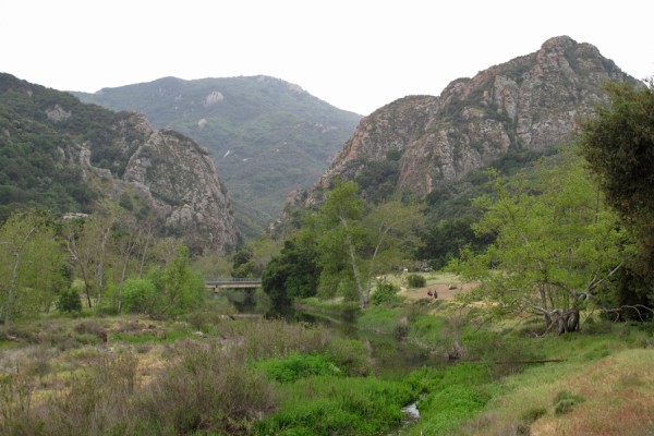 Malibu Creek looking like China or something...