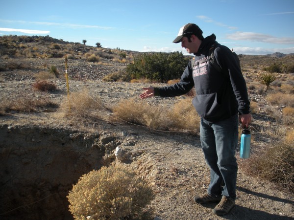 We did come across some old mines on this hike.