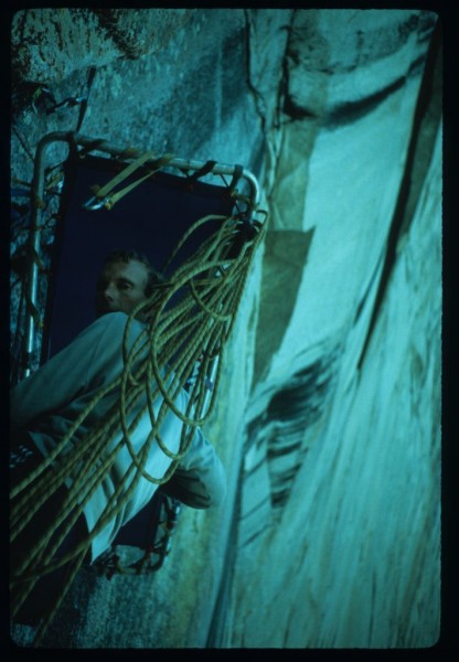 Walt Shipley setting up his submarine ledge.