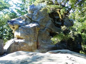 Castle Rock - South Face 5.8 - Bay Area, California USA. Click to Enlarge