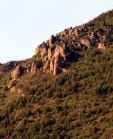 Mt St Helena - The Chief 5.10c - Bay Area, California USA. Click to Enlarge