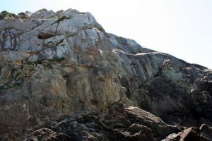 Salt Point, Sentinel Rock - Peg Leg 5.10a - Bay Area, California USA. Click to Enlarge