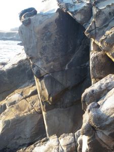 Salt Point, Sentinel Rock - Swashbuckler 5.11b/c - Bay Area, California USA. Click to Enlarge