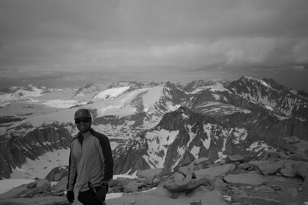 Summit of Mt. Whitney via the Mountaineer's Route. May 2010.