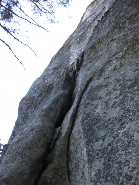 The Groove &#40;5.8&#41;, looking up from the bottom
