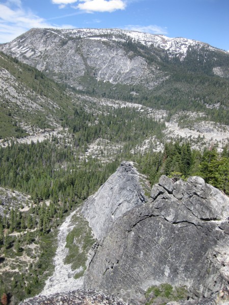 View from the top of Corrugation Corner