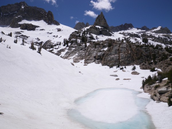 Unnamed lake at ~9800'