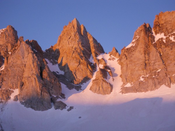 Obligatory alpenglow shot of Matterhorn Peak