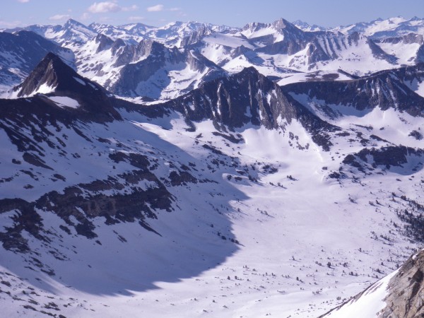 summit view from Matterhorn Peak