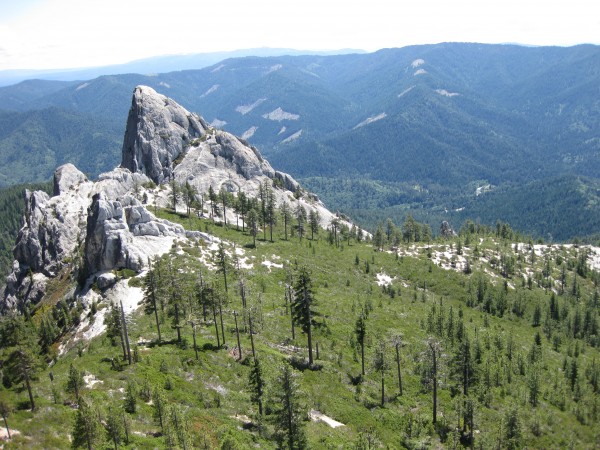 Castle Dome from Mt. Hubris