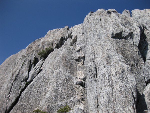 Fourth class "staircase" up Castle Dome