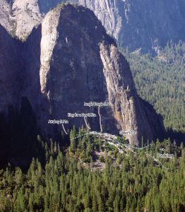 Mecca - King and I 5.11c - Yosemite Valley, California USA. Click to Enlarge