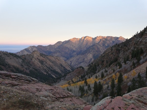 Incredible views back down the Mill B drainage from near Lake Blanche