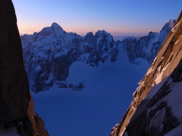 View from the first bivy.