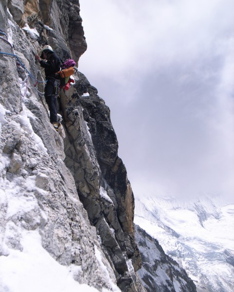 A bit of rock at the start of the real climbing.