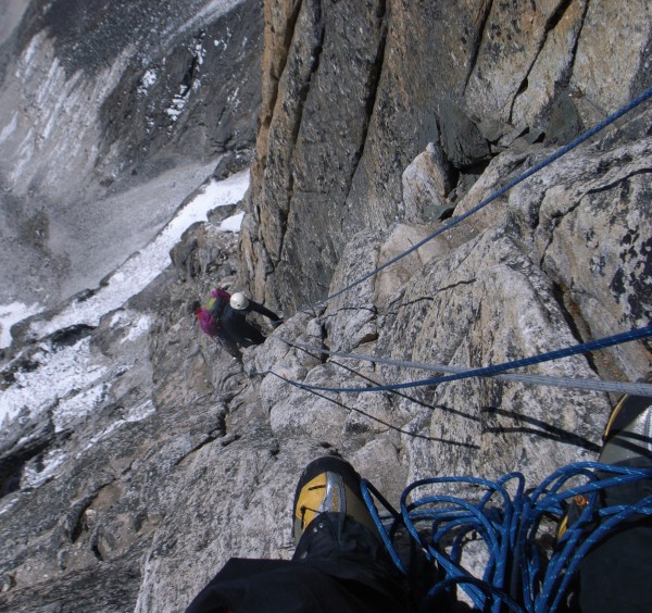 Excellent rock on Ama Dablam.