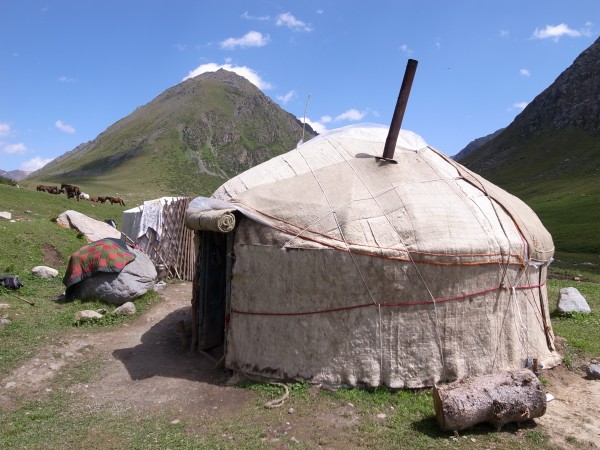 Local hut.