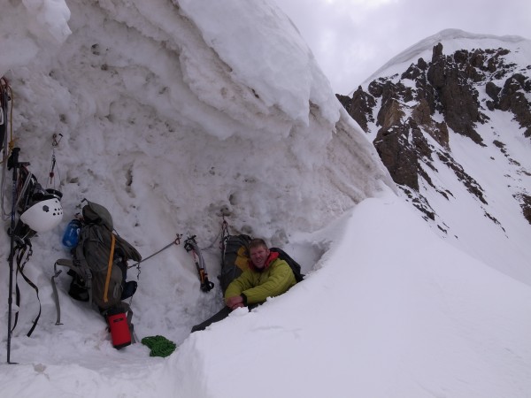 Waking up at a bivy.