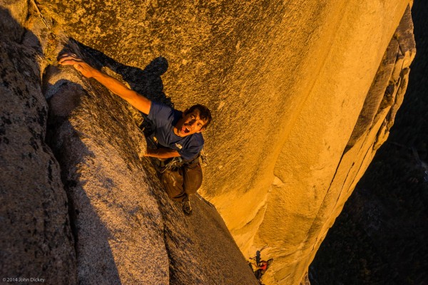 Alex Honnold &#40;top of Muir Wall, El Capitan ?&#41;