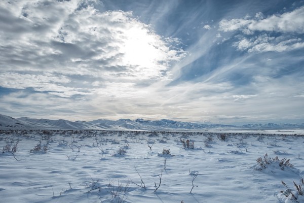 White on white in all directions.  Endless lines but tough approaches.