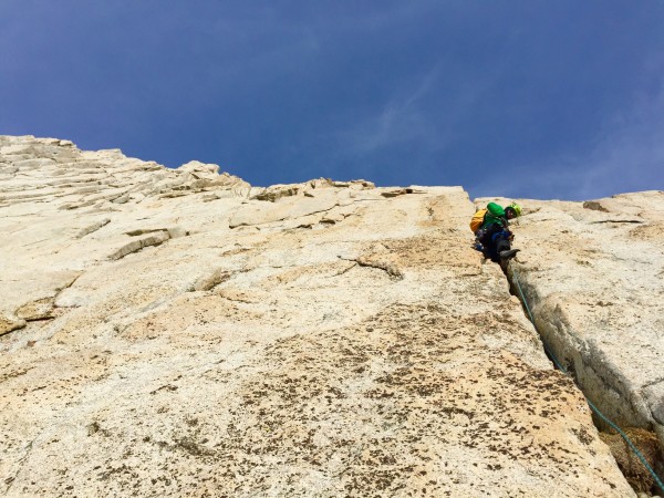 Jeremy Collins on Pitch 2 of B Line on the Incredible Hulk.