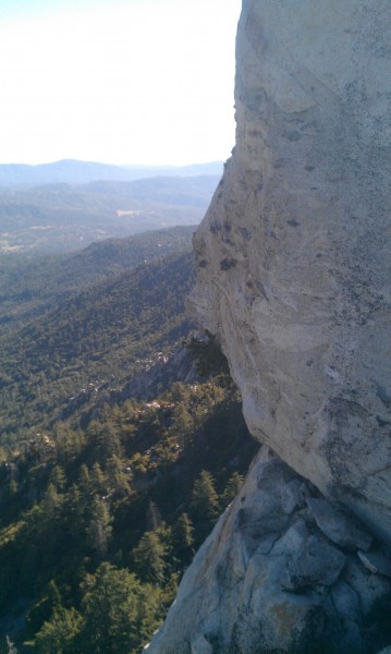 Summit block on King Farouk. Notice the black diorite knobs.