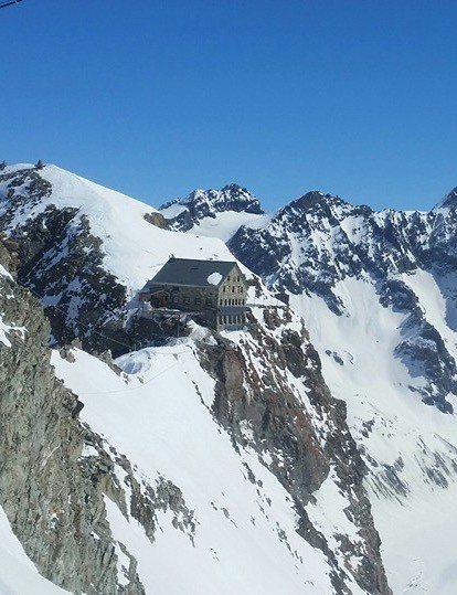 The Vignettes Hut on its perch