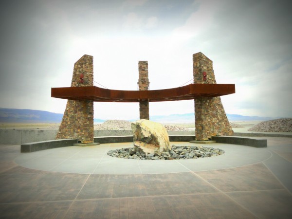 New art installation on the Owens Dry Lake Bed