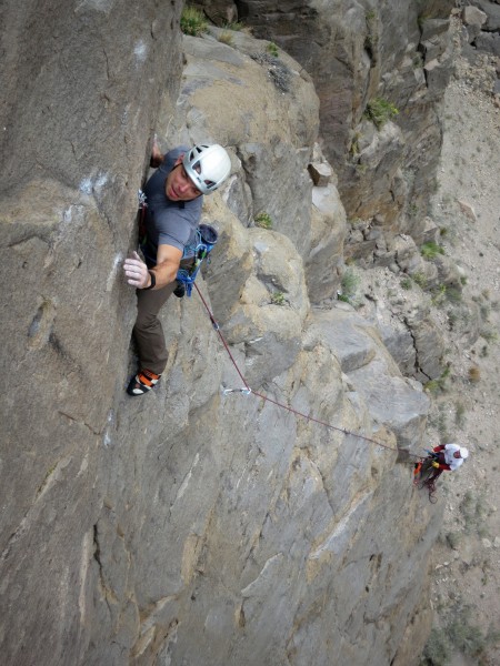 W.L. moving through the .11 crux.