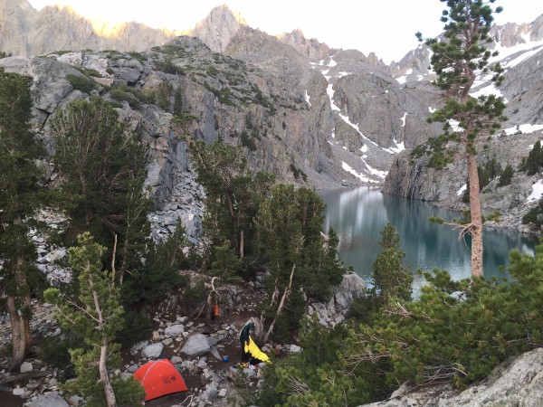 Our camp on the NE side of Finger lake