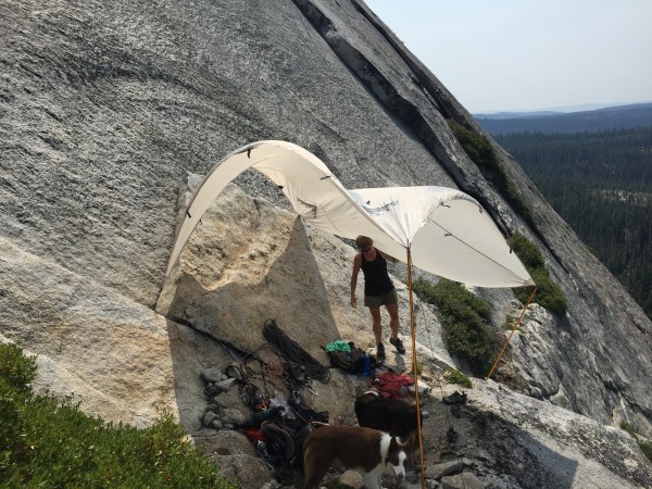 Shade for Bodie and Ande as we put up Crystal Crescent