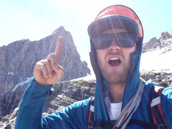 Stoking up for the North Ridge of the Grand Teton!