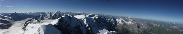 view from the Jungfrau summit