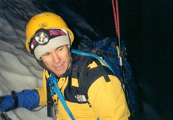 Me, taken a few weeks prior to the expedition on a training climb. We ...