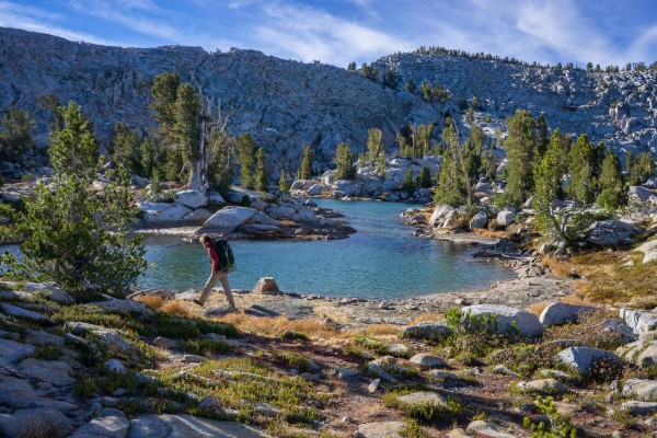 random lake at the top of the gorge. a little high sierra flavor