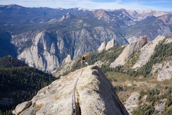 Summit ridge of Silver Turret. Oh, and Tehipite dome