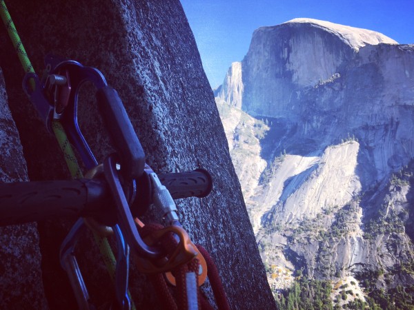 Jugging the 9th with our ever-present muse, Half Dome.