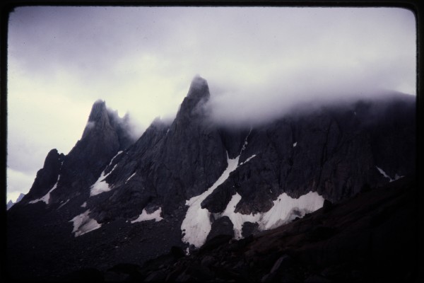 The towers in the cirque, the weather in our face.