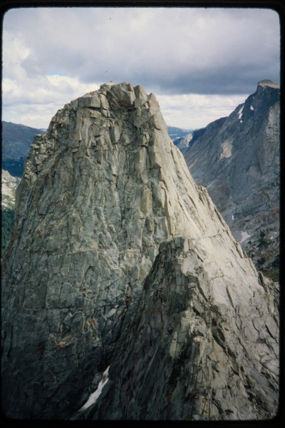 Looking back across the south ridge towards Pingora.