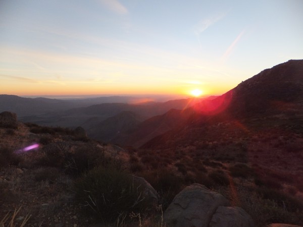 Sunset above Rodriguez Fire Tank