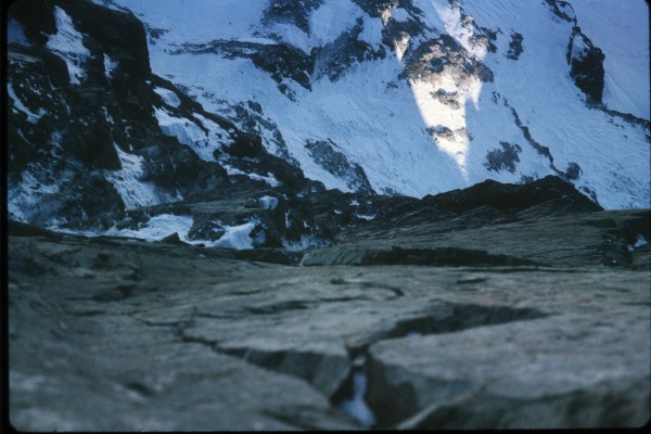 Looking down the north face.  Just how much do you want to suffer?