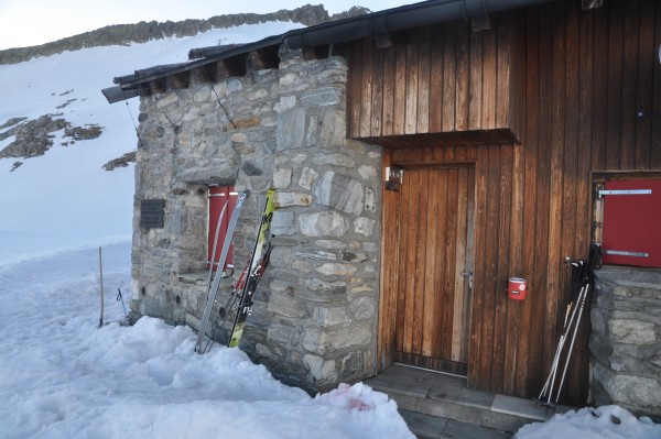 Quite a few of these in the Alps, very convenient for sleeping.