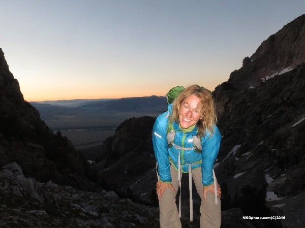 Bad hairdo at 4am at 10,000 feet