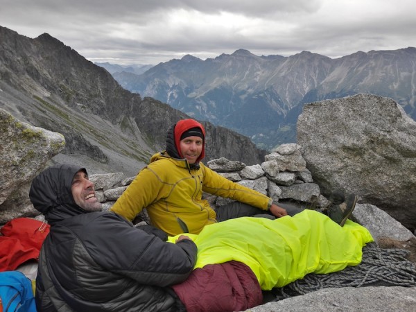 Eric and me on our "Spooning Ledge"