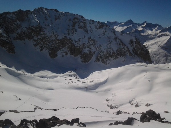 Looking south from Glen Pass