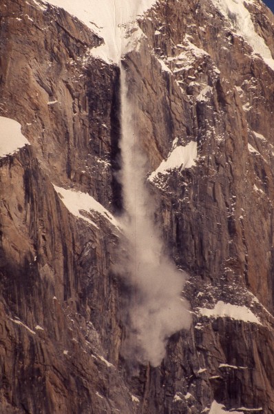 Avalanche off Biale Peak