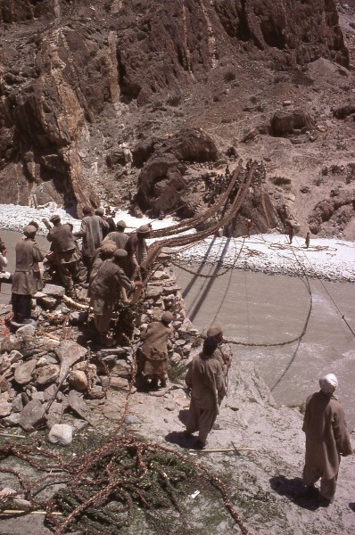 Bridge builders at work