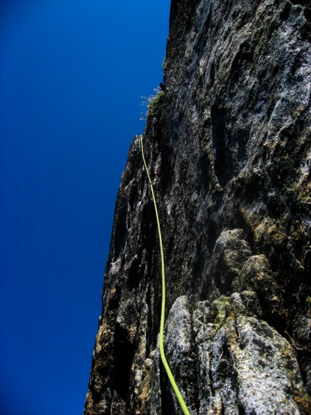 Somewhere around pitch 12/13, I kind of epic-ed on the knob traverse t...